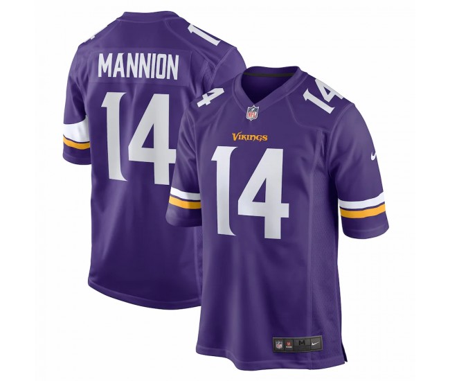 Minnesota Vikings Sean Mannion Men's Nike Purple Player Game Jersey
