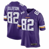 Minnesota Vikings Ben Ellefson Men's Nike Purple Game Jersey