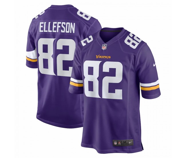 Minnesota Vikings Ben Ellefson Men's Nike Purple Game Jersey