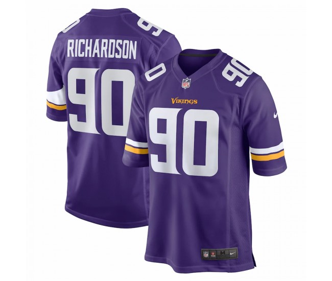 Minnesota Vikings Sheldon Richardson Men's Nike Purple Player Game Jersey