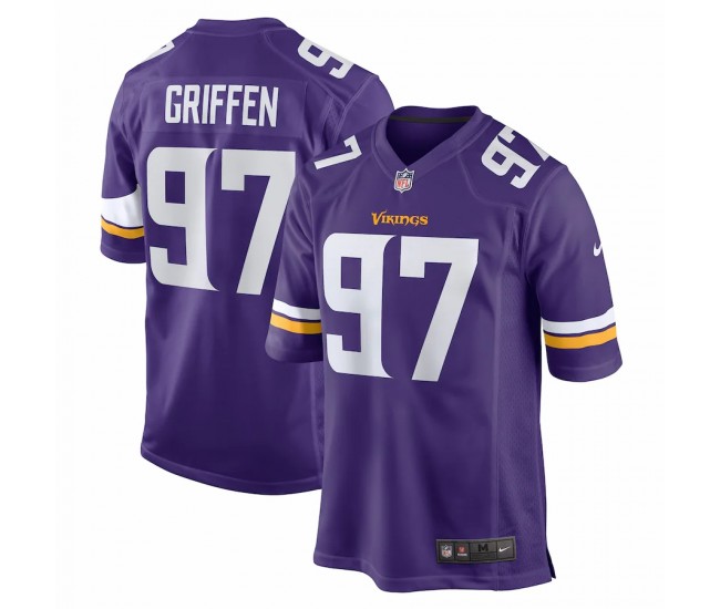 Minnesota Vikings Everson Griffen Men's Nike Purple Player Game Jersey