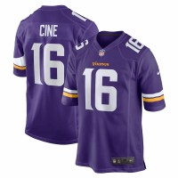 Minnesota Vikings Lewis Cine Men's Nike Purple 2022 NFL Draft First Round Pick Game Jersey