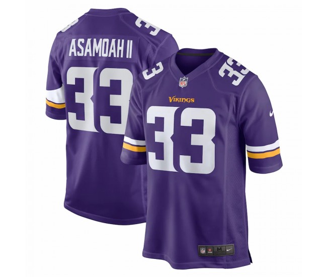 Minnesota Vikings Brian Asamoah Men's Nike Purple Player Game Jersey