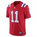 New England Patriots Julian Edelman Men's Nike Red Alternate Vapor Limited Jersey