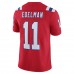 New England Patriots Julian Edelman Men's Nike Red Alternate Vapor Limited Jersey