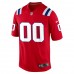 New England Patriots Men's Nike Red Alternate Custom Jersey
