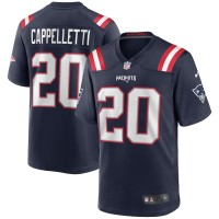 New England Patriots Gino Cappelletti Men's Nike Navy Game Retired Player Jersey