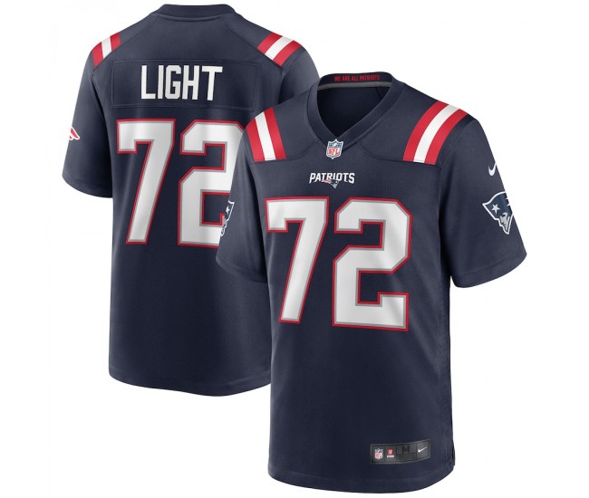 New England Patriots Matt Light Men's Nike Navy Game Retired Player Jersey
