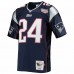 New England Patriots Ty Law Men's Mitchell & Ness Navy 2001 Authentic Throwback Retired Player Jersey