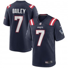 New England Patriots Jake Bailey Men's Nike Navy Game Jersey