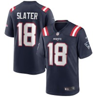 New England Patriots Matthew Slater Men's Nike Navy Game Jersey
