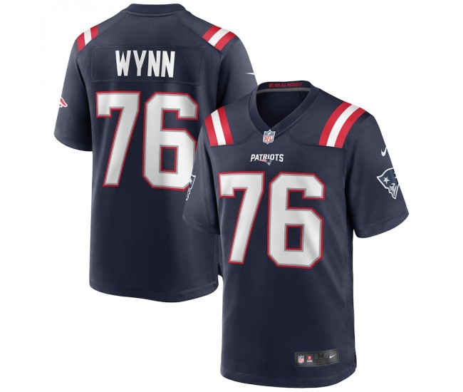 New England Patriots Isaiah Wynn Men's Nike Navy Game Jersey