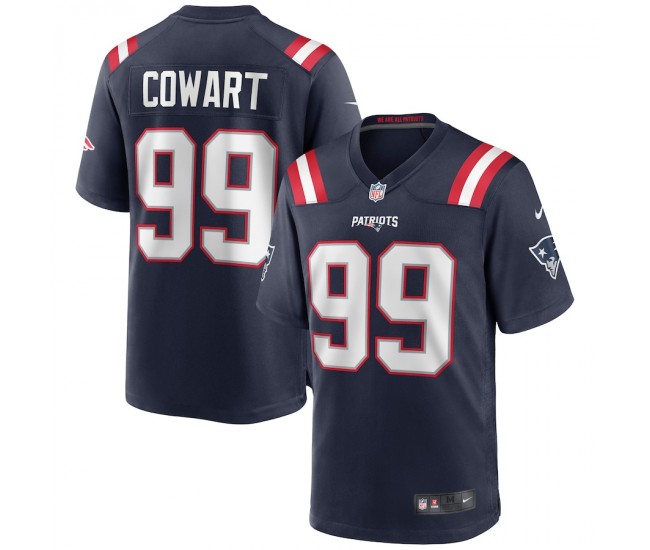 New England Patriots Byron Cowart Men's Nike Navy Game Jersey