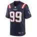 New England Patriots Byron Cowart Men's Nike Navy Game Jersey