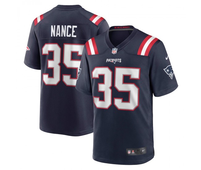 New England Patriots Jim Nance Men's Nike Navy Retired Player Jersey