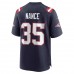 New England Patriots Jim Nance Men's Nike Navy Retired Player Jersey