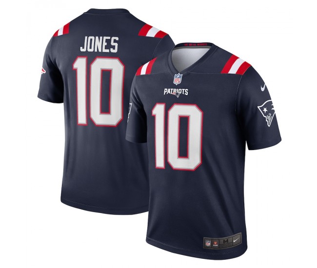 New England Patriots Mac Jones Men's Nike Navy Legend Jersey