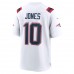 New England Patriots Mac Jones Men's Nike White Player Game Jersey