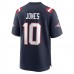 New England Patriots Mac Jones Men's Nike Navy Player Game Jersey