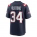 New England Patriots Joshuah Bledsoe Men's Nike Navy Game Jersey