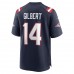 New England Patriots Garrett Gilbert Men's Nike Navy Game Player Jersey