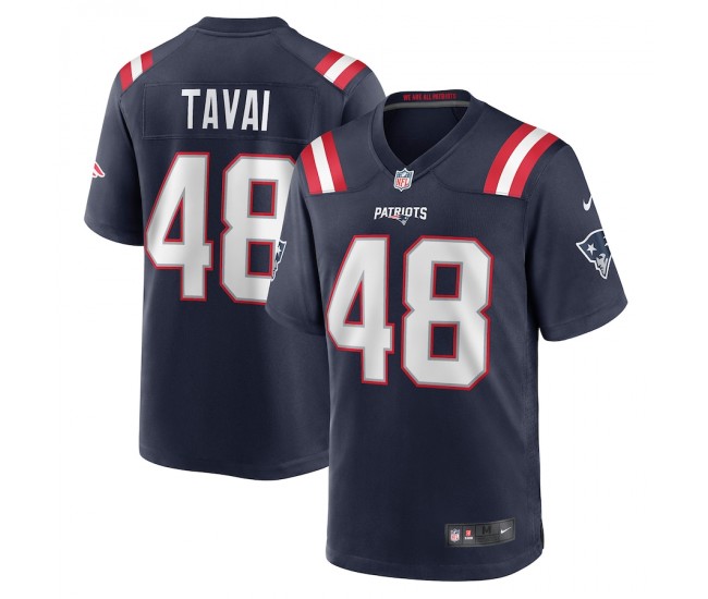New England Patriots Jahlani Tavai Men's Nike Navy Game Player Jersey