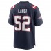 New England Patriots Harvey Langi Men's Nike Navy Game Player Jersey