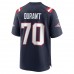 New England Patriots Yasir Durant Men's Nike Navy Game Player Jersey