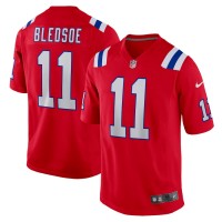 New England Patriots Drew Bledsoe Men's Nike Red Retired Player Alternate Game Jersey