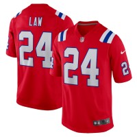 New England Patriots Ty Law Men's Nike Red Retired Player Alternate Game Jersey