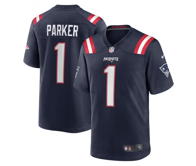 New England Patriots DeVante Parker Men's Nike Navy Game Jersey