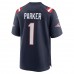 New England Patriots DeVante Parker Men's Nike Navy Game Jersey