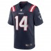 New England Patriots Ty Montgomery Men's Nike Navy Game Jersey