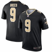 New Orleans Saints Drew Brees Men's Nike Black Legend Jersey