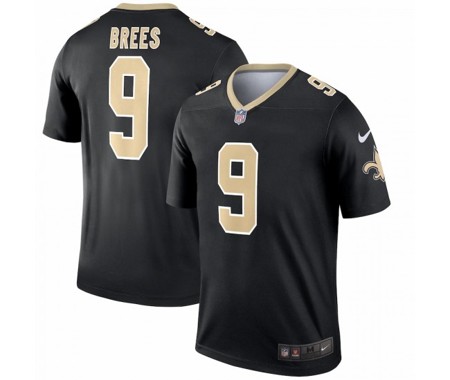 New Orleans Saints Drew Brees Men's Nike Black Legend Jersey