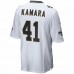 New Orleans Saints Alvin Kamara Men's Nike White Game Jersey