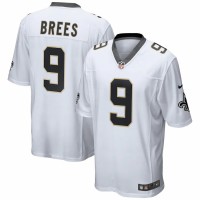 New Orleans Saints Drew Brees Men's Nike White Game Jersey