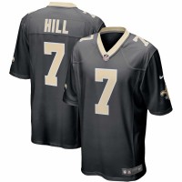New Orleans Saints Taysom Hill Men's Nike Black Game Player Jersey