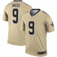 New Orleans Saints Drew Brees Men's Nike Gold Inverted Legend Jersey