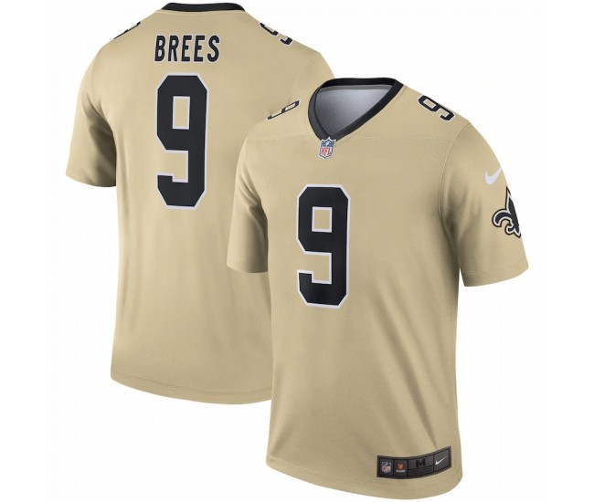 New Orleans Saints Drew Brees Men's Nike Gold Inverted Legend Jersey