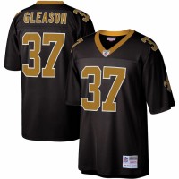 New Orleans Saints Steve Gleason Men's Mitchell & Ness Black Legacy Replica Jersey