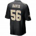 New Orleans Saints Demario Davis Men's Nike Black Game Player Jersey