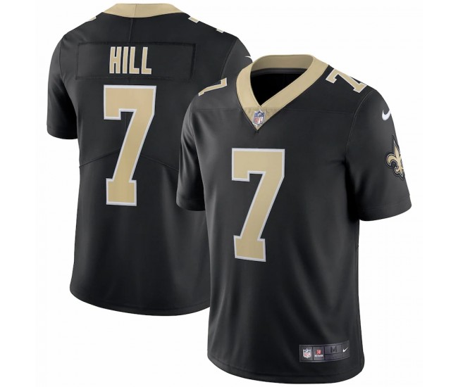 New Orleans Saints Taysom Hill Men's Nike Black Vapor Limited Jersey