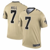 New Orleans Saints Taysom Hill Men's Nike Gold Inverted Legend Jersey