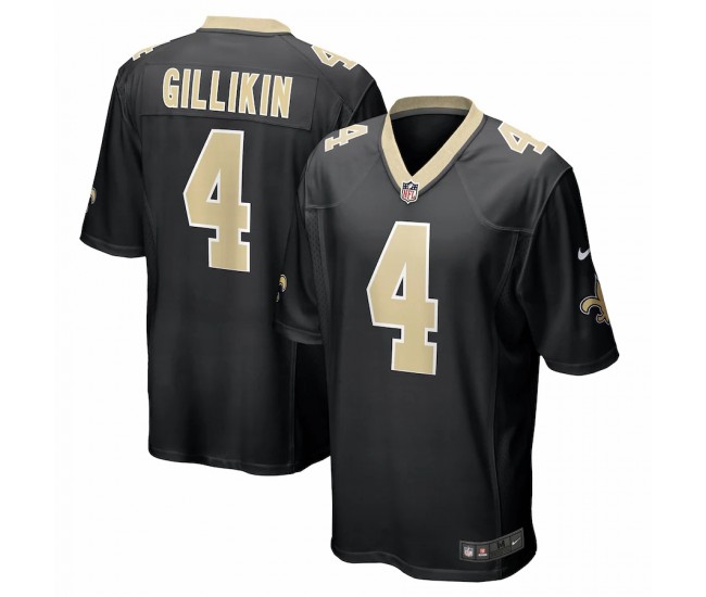 New Orleans Saints Blake Gilikin Men's Nike Black Game Player Jersey