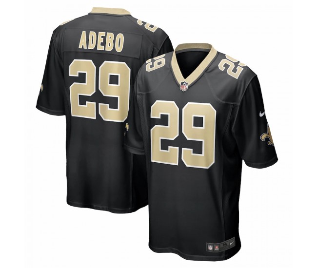 New Orleans Saints Paulson Adebo Men's Nike Black Game Jersey