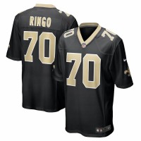 New Orleans Saints Christian Ringo Men's Nike Black Game Jersey