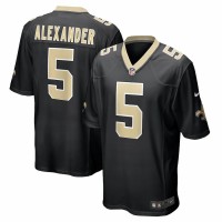New Orleans Saints Kwon Alexander Men's Nike Black Game Player Jersey