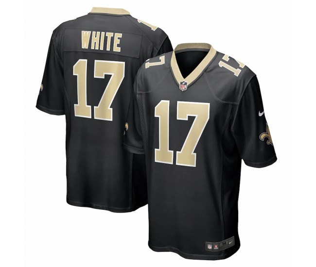 New Orleans Saints Kevin White Men's Nike Black Game Player Jersey