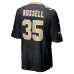 New Orleans Saints KeiVarae Russell Men's Nike Black Game Player Jersey